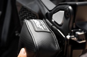 Polaris RZR Turbo Knee Pads - Driver and Passenger Side - PRP Seats - With Door Speakers - Black - `14-`23